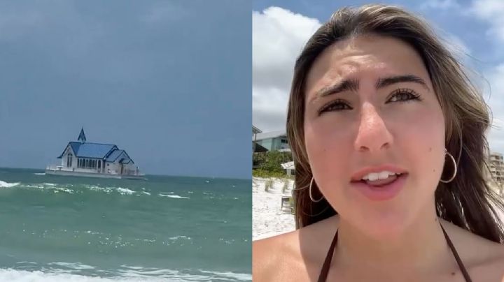 VIDEO: Captan iglesia flotante que navega por el mar de Florida, ¿de qué se trata?