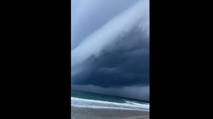 VIDEO: Captan la presencia de nubes rotor en Tamaulipas por Tormenta Tropical Alberto