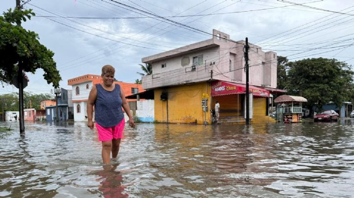 Lluvias dejan saldo rojo en Tampico; hay cientos de afectados