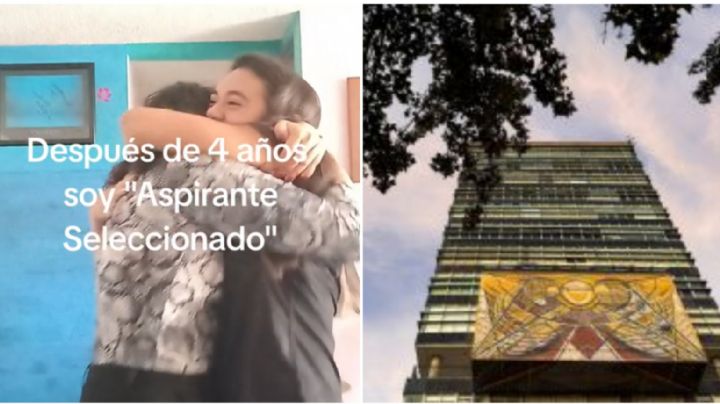 VIDEO: el conmovedor momento en que una joven queda en la UNAM tras intentarlo por 4 años