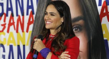 Alessandra Rojo de la Vega celebra conteo parcial de votos en la Cuauhtémoc