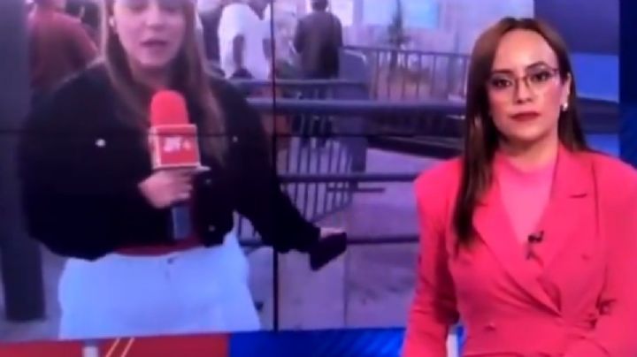 "Mi primera chamba": reportera comete error en vivo, pensó que era grabado, estaba al aire y se le salió una grosería: VIDEO