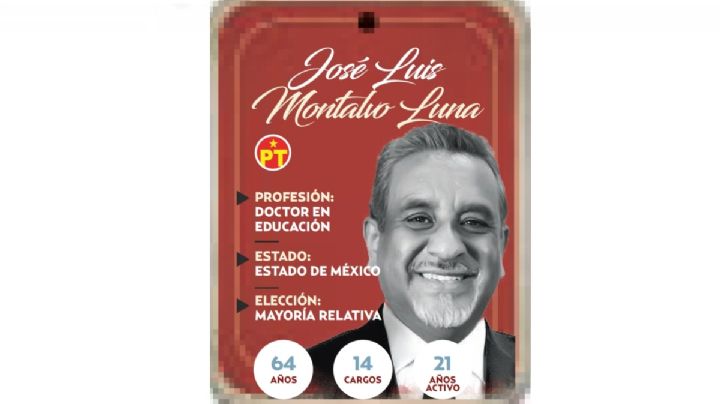 ¿Quién es José Luis Montalvo Luna? Próximo diputado del PT por Mayoría Relativa