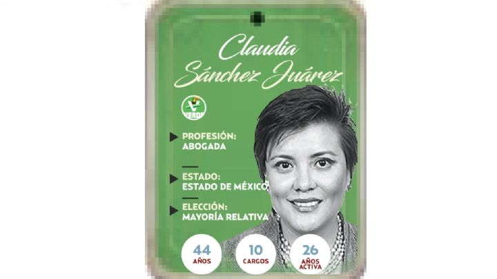 ¿Quién es Claudia Sánchez Juárez? Próxima diputada del PVEM por Mayoría Relativa