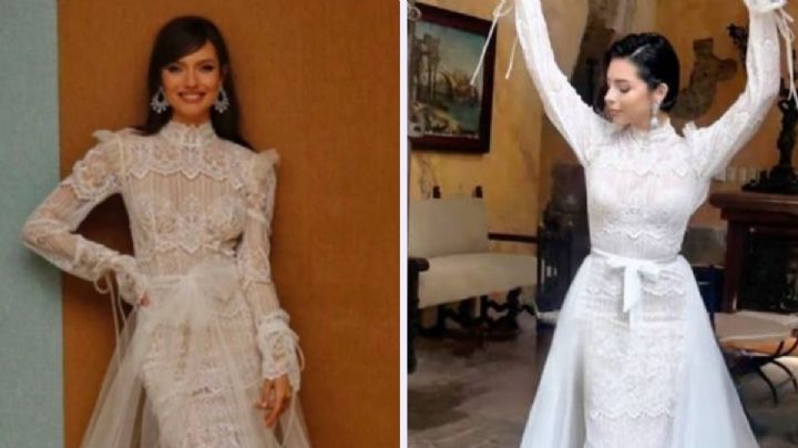 ¿Ángela Aguilar se casó con un vestido de bodas barato? En AliExpress venden uno igualito en menos de 4 mil pesos