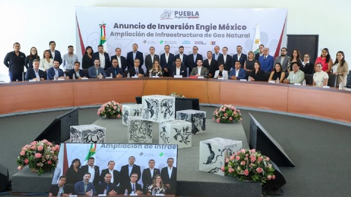 Gobierno de Puebla y Engie México anuncian inversión por mil mdp para infraestructura en gas natural