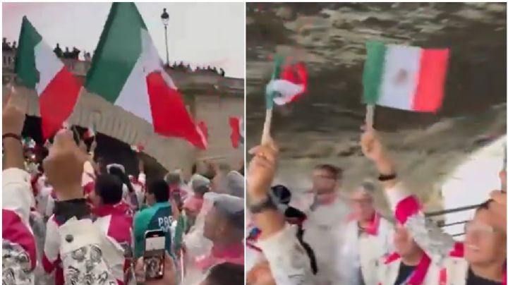 VIDEO: al ritmo de "Cielito Lindo", México debuta en la inauguración olímpica de París