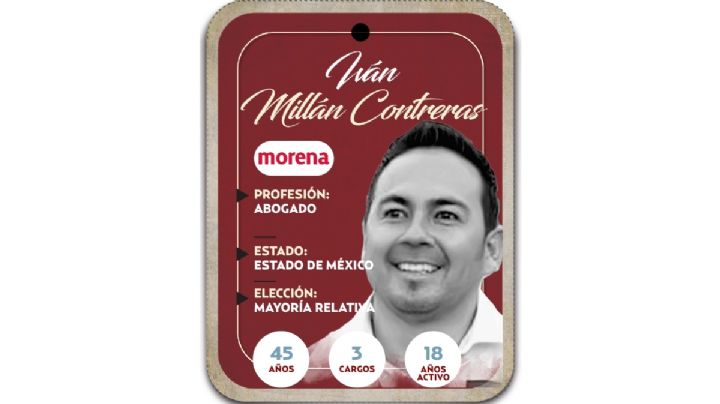 ¿Quién es Iván Millán Contreras? Diputado por mayoría relativa de Morena 