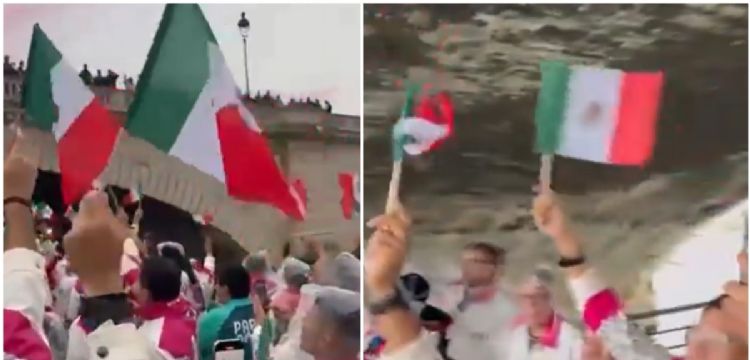 VIDEO: al ritmo de "Cielito Lindo", México debuta en la inauguración olímpica de París
