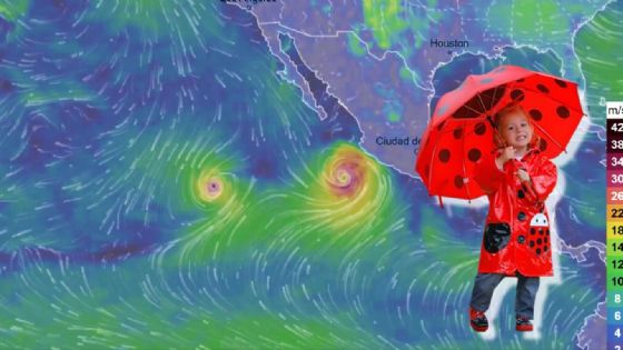 Prevén que súper huracán afecte a México por segundo Efecto Fujiwara entre Octave y Priscilla