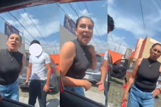Madre e hijo agreden a automovilista en Coacalco, se pelean por un lugar de estacionamiento | Video