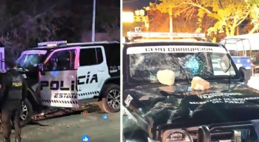 Estudiantes encapuchados y policías se enfrentan a balazos en Tuxtla Gutiérrez; hay 2 heridos y 1 muerto