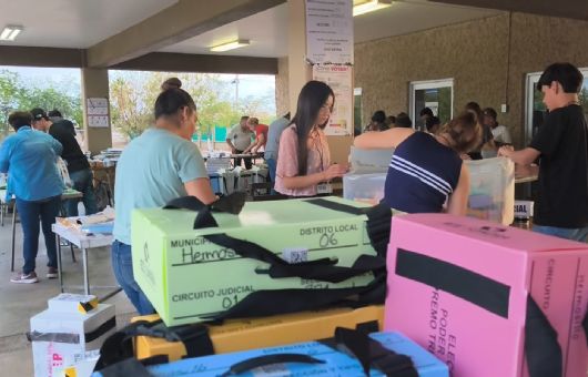 Sin incidentes graves concluye proceso electoral en Sonora