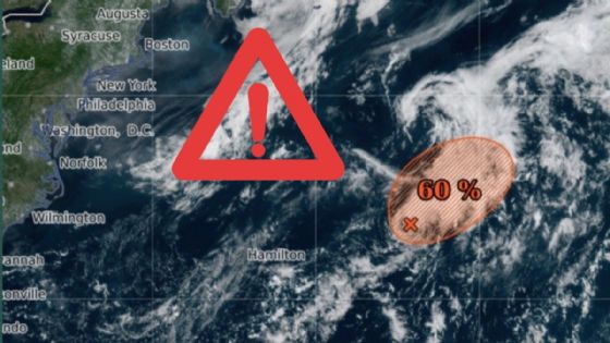 Zona de baja presión eleva su potencial ciclónico a 60 por ciento en el Atlántico ¿Cuándo podría convertirse en huracán?
