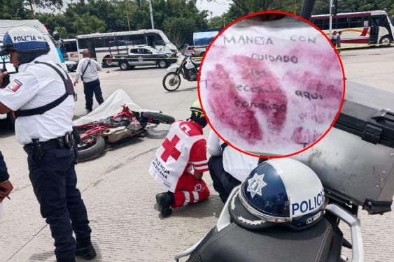 Foto de: “Maneja con cuidado, te necesito aquí conmigo”, hallan desgarrador mensaje a motociclista accidentado