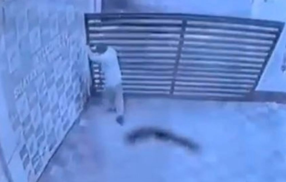 Guardia de seguridad muere aplastado por un enorme portón, así fue su larga y dolorosa agonía | VIDEO FUERTE