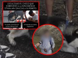 Localizan a Armando y a su perrito, sobrevivientes de explosión en Iztapalapa; les brindan ayuda para que dejen la calle