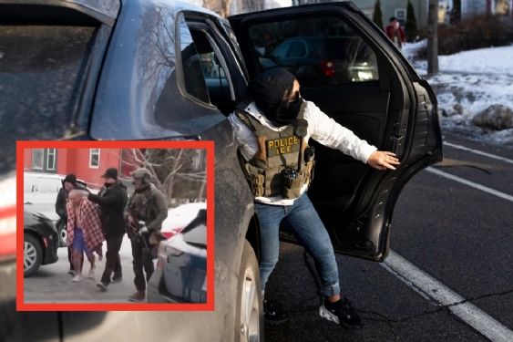 Un hombre estadounidense fue sacado a la fuerza en ropa interior y a -10 grados por agentes de ICE