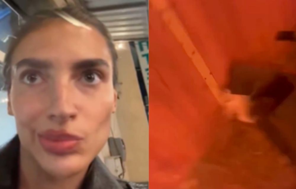 IMÁGENES FUERTES: Joven ucraniana graba el aterrador momento en el que un misil ruso explota frente a ella