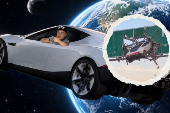 "Hornean" los mejores memazos de la llegada del Tesla Roadster a México