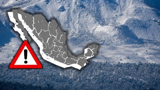 Frente frío número 2 y MASA POLAR amenazan con temperaturas de -5 grados a estos estados durante todo el domingo