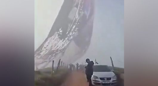VIDEO: Impresionante escena apocalíptica provoca la explosión de un globo gigante en Sao Paulo