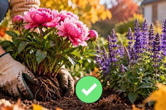Plantar peonías y salvias en octubre: por qué es el momento ideal para estas flores y cuáles debes evitar