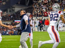 Drake Maye brilla con pase a Raridon y Patriots pone en aprietos a Bears | VIDEO