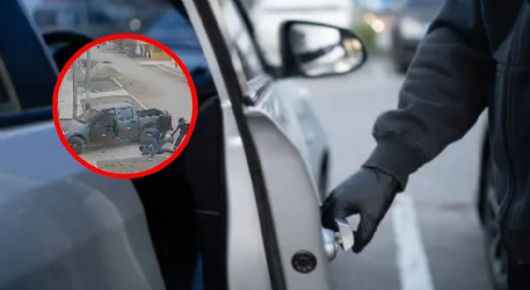 Sujetos armados intentan secuestrar a un empresario y uno de ellos se hiere a si mismo con una pistola | VIDEO