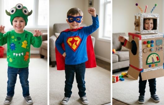 Disfraces para niño hechos en casa: 5 ideas de Halloween de superhéroes, monstruos y dinosaurios