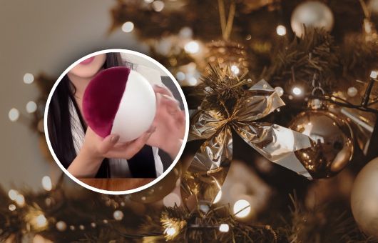 ¿Cómo hacer esferas navideñas de terciopelo que duren MUCHOS años y sin gastar MILES de pesos?