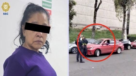 Detienen a mujer que mordió a policía de tránsito para evitar recibir una multa y retiro de placa | IMÁGENES FUERTES