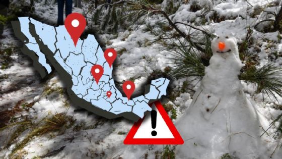 Alertan a 3 estados por FRÍO EXTREMO de hasta -5 grados del lunes 26 al miércoles 28 de octubre