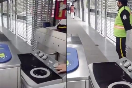 Foto de: Mujer amenaza con difundir VIDEO porque le negaron entrar con una lavadora al Transmilenio