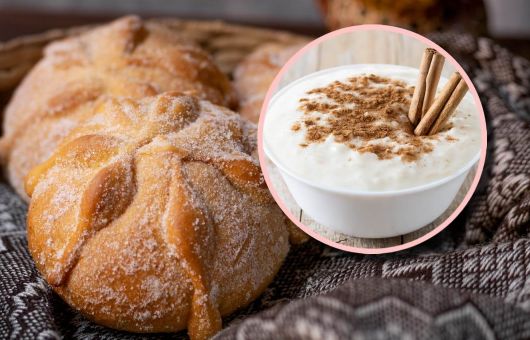 Cómo preparar atole de arroz con leche para tomar con un rico pan de muerto