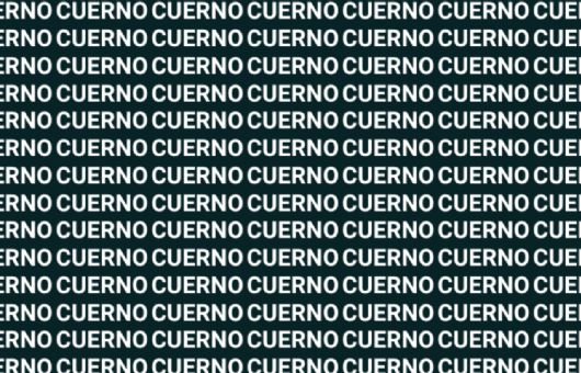 Solo una vista de águila puede encontrar la palabra «CUERPO» en menos de 5 segundos