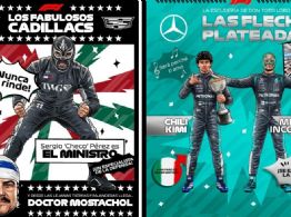 De la pista al ring: F1 bautiza a los pilotos con nombres de Lucha Libre previo al GP de la Ciudad de México | FOTOS