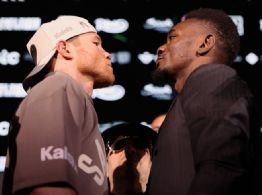 ¿Qué le dijo Christian Mbilli a Canelo Álvarez durante su careo en Arabia Saudita?