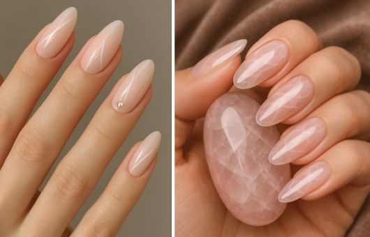 Efecto cuarzo líquido: así es la manicura lucent que estiliza las manos y combina con absolutamente todo