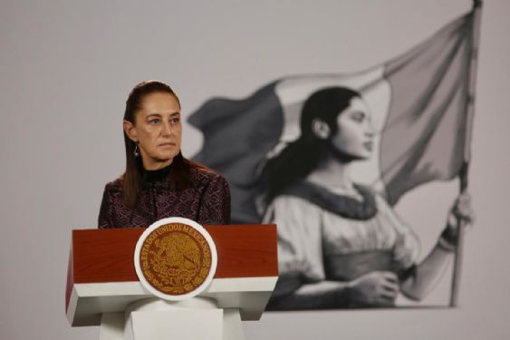 Foto de: Pide Sheinbaum a Estados Unidos pruebas de disparos en la frontera