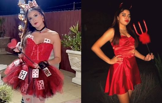 7 ideas de disfraz con un VESTIDO ROJO para Halloween