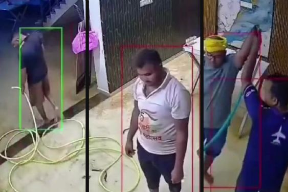 VIDEO: joven muere electrocutado mientras trabajaba en una habitación inundada