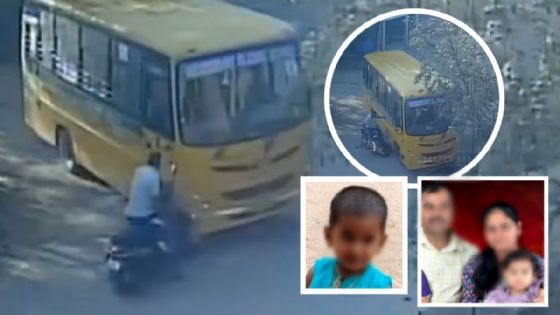 Foto de: Padre iba por leche para sus hijas cuando autobús escolar los arrolló; las niñas de 2 y 4 años murieron | VIDEOS