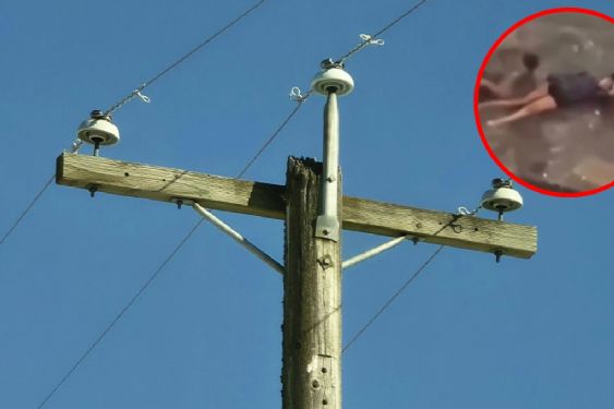 Le salva la vida haciéndole RCP a una joven que sufrió descarga eléctrica en un charco: VIDEO