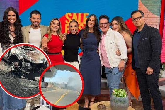 Conductor de Sale el Sol queda atrapado en medio de un bloqueo tras muerte de El Mencho: "Nos encerraron"