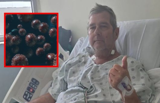 Hombre pierde el tobillo tras infectarse con una bacteria come carne al nadar con cerdos