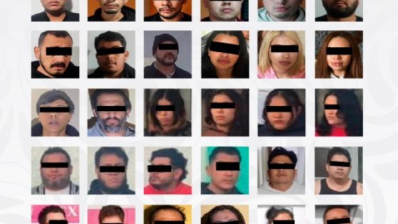 Foto de: Detienen a 30 integrantes de una célula criminal dedicada a actividades de venta de droga y reclutamiento en Querétaro