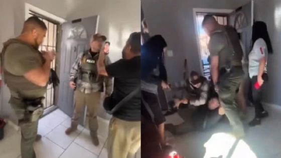 Foto de: Agentes de ICE ingresan violentamente a casa de una familia hispana sin orden judicial | VIDEO