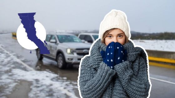 Nuevo Frente Frío se aproxima a Baja California HOY 10 de febrero: temperaturas bajo cero, lluvias y mar de fondo