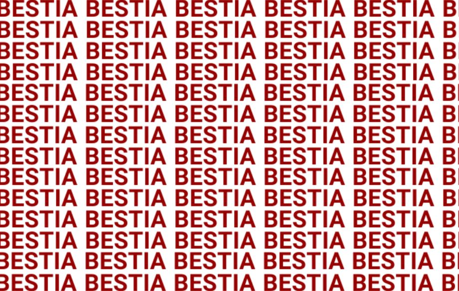 Sólo una mente lúcida puede encontrar la palabra 'BASTA' en menos de 5 segundos